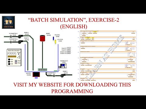 Batch simulation Exercise 2 explained (English) with downloadable program file.