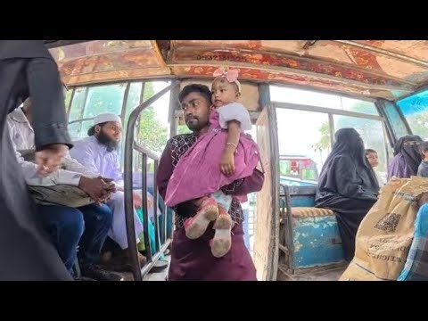 Overcrowded & Broken Local Bus Ride | Real Bangladesh