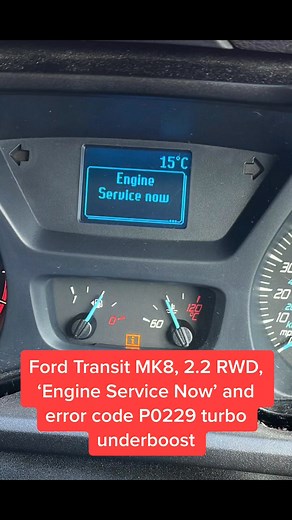 Ford Transit MK8, Engine Service Now and P0229 errors. If your van has these errors then you need to watch this. Turbo Underboost condition. #fordtransit #transitmk8 #turbounderboost #P0229 #engineservicenow #cleaningmapsensor #fixfordtransit #fordtransiterror #obdii #fixmyvan | Engine Fault Repair Needed | Facebook