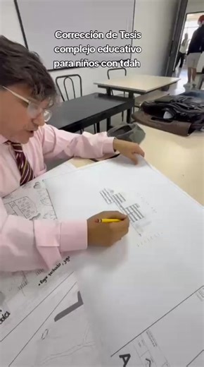 Corrección de Tesis, completo educativo para niños con tdah #edificio #richardcardona1972 #edificio #fachada #arquitectura planos escala 1:250 , universidad Rafael Urdaneta, maracaibo, Venezuela