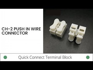 CH-2 push in wire connector quick connect Terminal Block