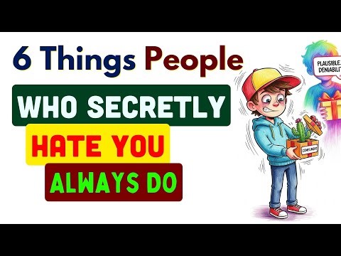 6 Things People Who Secretly Hate You Always Do