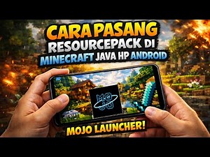 CARA PASANG RESOURCE PACK DI MINECRAFT JAVA HP ANDROID(MOJO LAUCHER)