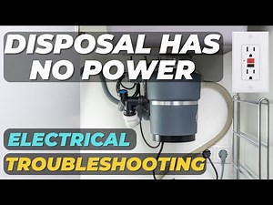 Garbage Disposal GFCI Outlet Has No Power