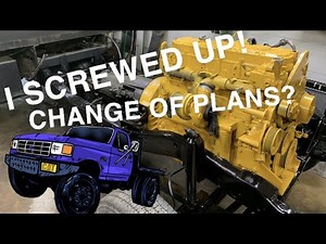 Pt. 51 Bolting In The Cat 3126 And Allison MD3060. We Have A Problem... 91 F350 CAT3126 MD3060 Swap