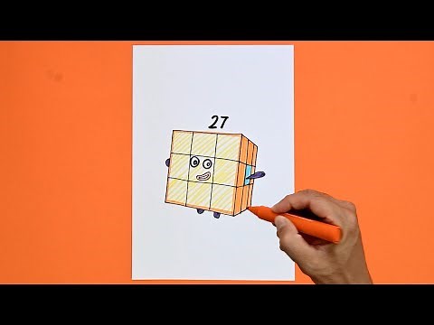 How to draw Numberblock 27