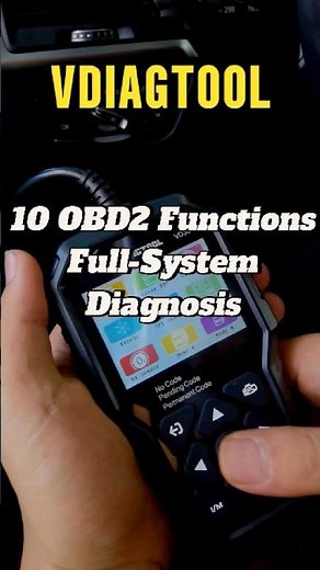 VD30 PRO OBD2 Scanner | 10 Functions in 1 Tool | Read & Clear Codes, Live Data, Battery Test #car