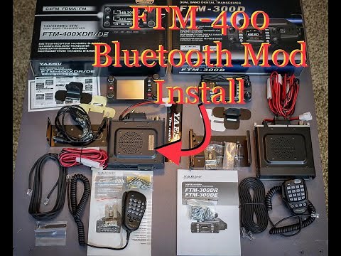 Yaesu FTM 400 Bluetooth Install for proper comparison between the FTM400 and FTM300