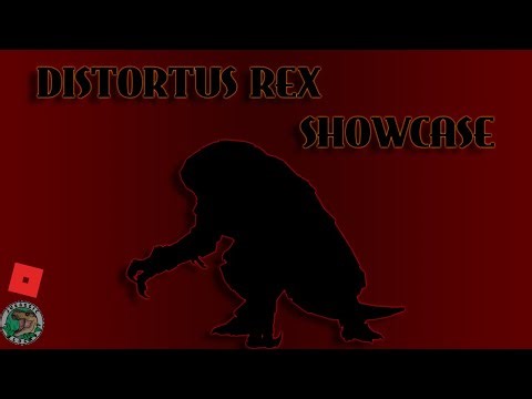 DISTORTUS REX SHOWCASE - JURASSIC BLOCKY ROBLOX