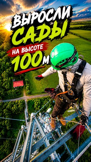 На высоте 100 м выросли сады #usa #сша #вышки #работа #climber | climber