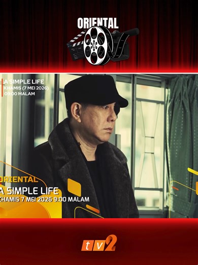 🔵Saksikan filem lakonan Andy Lau, Deanie Ip, Anthony Wong, Gordon Lam, Stanley Kwan dan ramai lagi.🤩 📽 A Simple Life 📆Khamis (7 Mei 2026) 🕒9:00 Malam 📺TV2 [Mengisahkan tentang hubungan antara seorang pembantu rumah dan majikannya yang merupakan seorang pengarah filem yang mana segala-galanya berubah apabila Kak Tao diserang strok.] #ScreenOn2 #DuniaRia