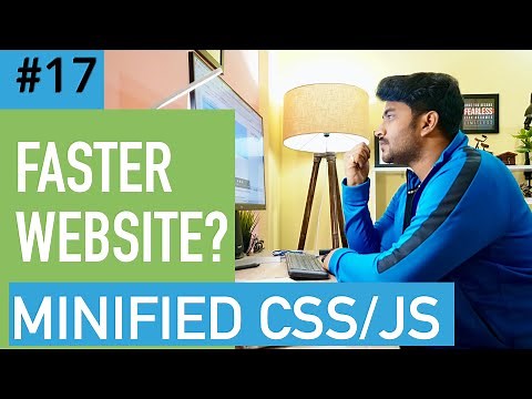 #17 Faster page load with minified CSS? Java website development tutorial | Spring+Java live project