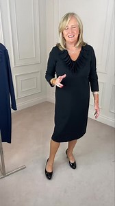 8K views · 79 reactions | ✨ 30% off Peruzzi ✨ The stunning frill detail dress NOW €97.95 Shop it here : https://jennys.ie/products/frill-vneck-cocktail-dress-blue-w25129-blue | Jenny's Boutique | Facebook