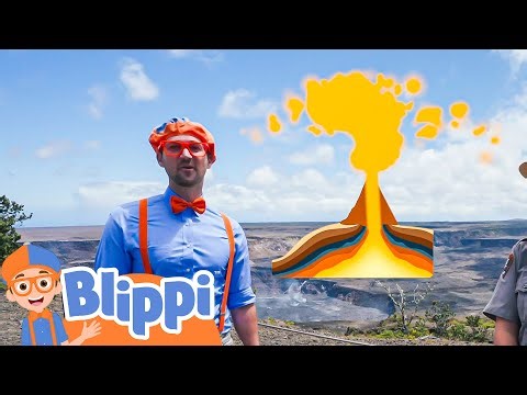 Blippi's Volcano Adventure | T-Rex Ranch Adventures | Kids Songs | Moonbug Kids