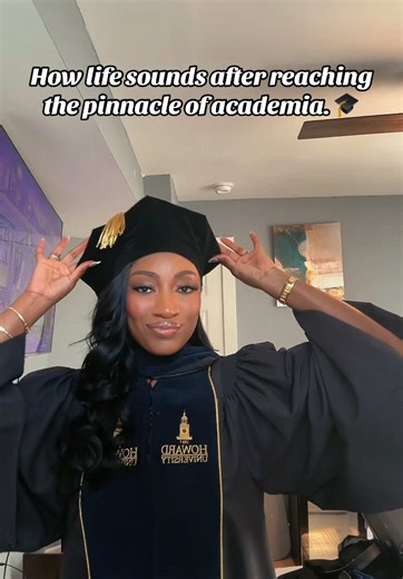 Turned my persistence into a PhD. 🤍 #fyp #howarduniversity #2026graduate #phd #phdstudent