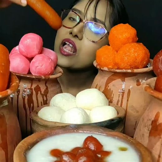 Foodie Darling on Instagram: "Eating Different types of Indian Sweets , To watch full video click the link in Bio 👆 . . . . #asmr #asmrsounds #asmreating #asmrvideo #asmrmukbang #asmrfood #foodie #foodlover #foodblogger #food #foodstagram #FoodPhotography #mukbangshow #mukbang #mukbangasmr #mukbangers #eatingshow #eating #eatwithme #eatingasmr #eat #eatingsounds #desserts #Sweets #indiansweets😋"