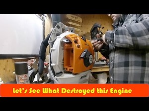 Stihl Br600 Tear Down Total Engine Destruction
