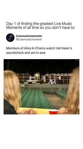 Live Music Moments | In August 1991, Alice in Chains joined Van Halen on the For Unlawful Carnal Knowledge tour as the opening act, and newly resurfaced footage... | Instagram
