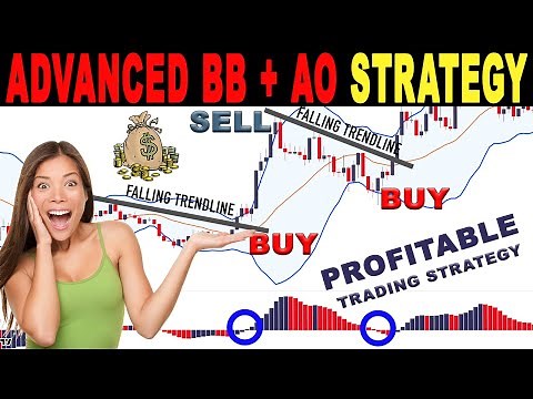 How to trade with Bollinger Band, Awesome Oscillator & Trending Line | POWERFUL scalping strategy