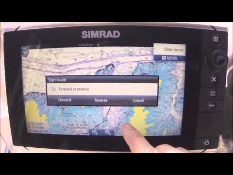 How To Plot a Course, Make a Route, Set Waypoints on Simrad NSS Evo2, NSO Evo2 Pros and Confidence