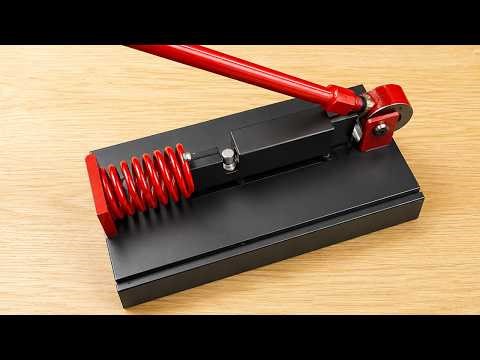 How to Make an Ultra Powerful Metal Cutting Tool from a Coil Spring — Simple DIY Anyone Can Build