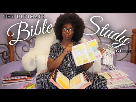 the ULTIMATE BIBLE STUDY GUIDE ⭐️ | beginner friendly, how to start, tips & tricks, vlogmas day 6