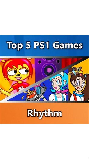 My Top 5 PS1 Rhythm Games | #shorts #ps1 #playstation