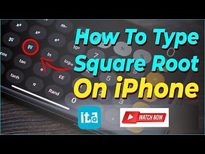 How To Type Square Root On iPhone? Know The Tricks