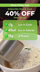 Fuel your fitness goals! 🥢 Get 40% OFF first month's subscription & power up with low-carb, guilt-free noodles that optimize performance. | Miracle Noodle