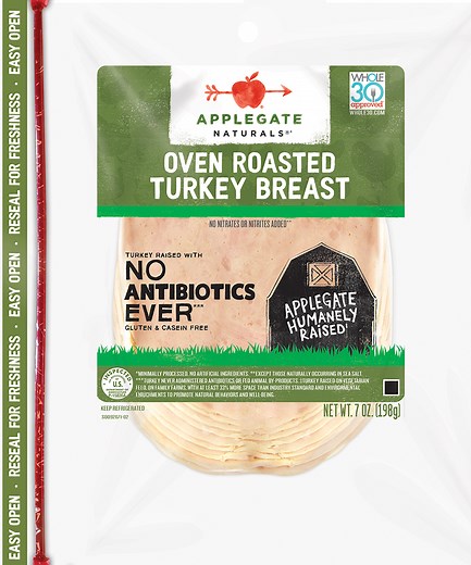 Products - Deli Meat - Natural Roasted Turkey Breast - Applegate
