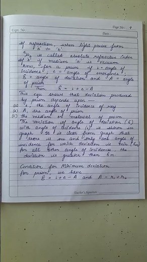 To find refractive index of the material using spectrometer #refractiveindex #spectrometer #laser