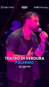 Palermo - Teatro di Verdura! 29 Agosto! ❤️ Hai acquistato il tuo biglietto? | Rosario Miraggio