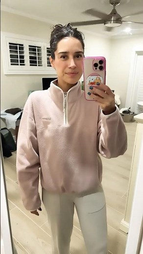 Lululemon Tumbled Fleece Half-Zip Jacket #lululemon #new #fleece #sweaterweather #cozy #comfy #luv