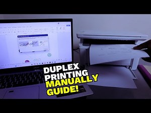 How To Print Duplex Printing From Computer To HP Laserjet M140WE Printer