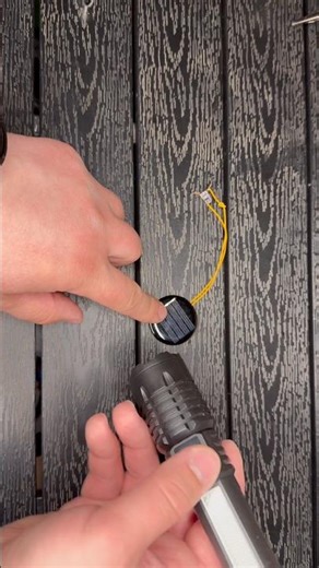 FLASHLIGHT = POWER?! Solar Panel Lights RGB LED