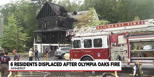 Amherst Fire Department battles massive blaze