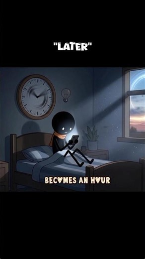 Every "Later" Builds a Monster #shorts #animatedshortfilm