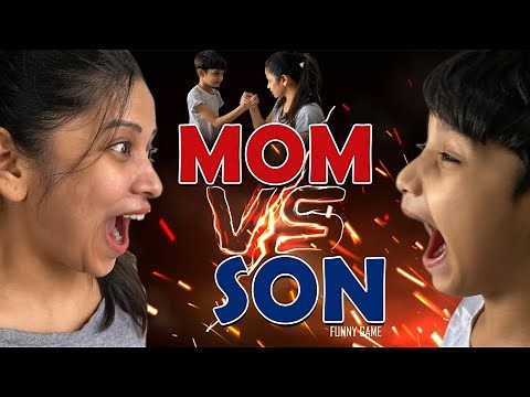 Funny Game with My Son | Try not to laugh | Mom Vs Son Challenge | Vlog | Sushma Kiron