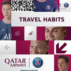 410K views · 5.4K reactions | The final episode of Travel Habits is here  This time we asked the PSG - Paris Saint-Germain players: what's the most fun you've had on a flight with the squad? Tune in to the video to find out  | Qatar Airways | Facebook
