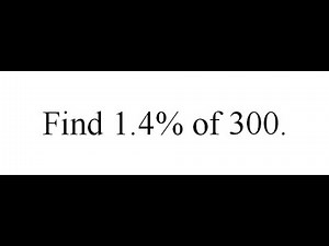 Basic Percent Example | Percent Problem Made Easy 09