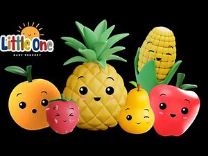 Dancing fruit dancing veggies 🥕 🍑🍓🍆🍒 CUTE Animation - Sensory video - High Contrast Sensory