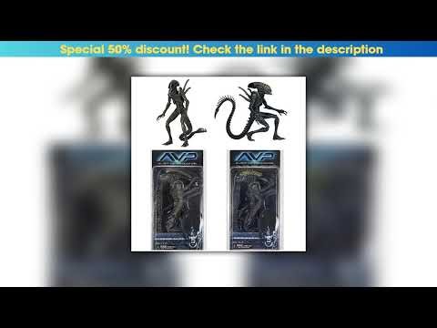 Hands-on NECA Alien Xenomorph Warrior Grid Alien Figure AVP ALIENS VS.PREDATOR PVC Action Figures C