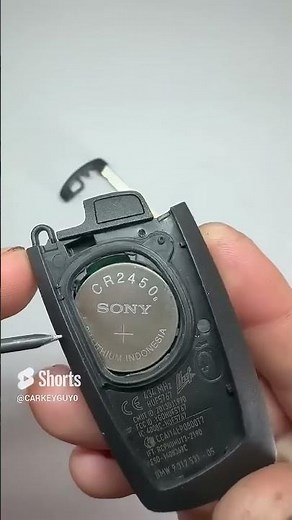 HOW TO CHANGE BMW KEY BATTERY