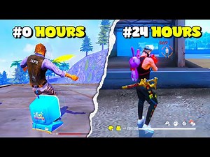 PLAYING First Time FREE FIRE On PC For 24 HOURS! 🤩