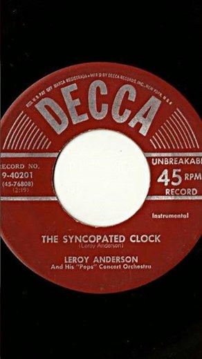THE SYNCOPATED CLOCK WITH LYRICS