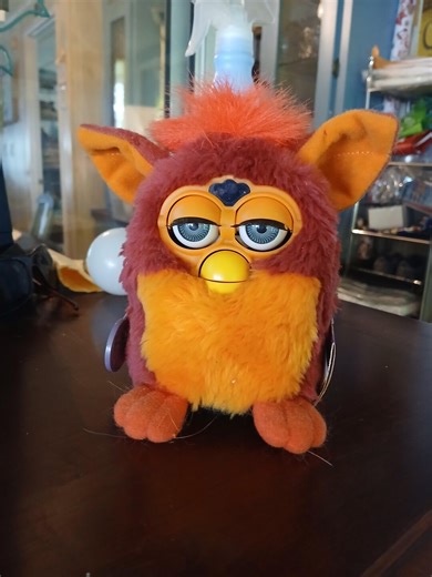 Furby 1998 Rooster Vintage WORKING Rare Collectable Red/orange With Green Eyes, Talking Interactive Pet, Tiger Electronics Toy - Etsy