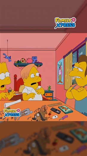 📚 Bart y Martin preparan un gran proyecto escolar