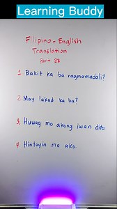 18K views · 816 reactions | Ano sa English? English-Tagalog...