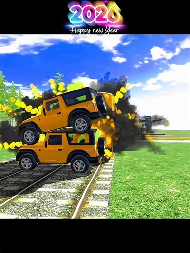 TRAIN SE THAR KE PICHE 😲 #indianbikesIndianBikesDriving3