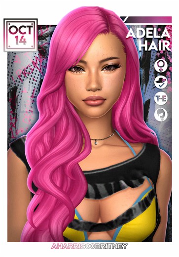 New AH00B CC for September featuring @ADÉLA @TYLA inspired hairs 🩰 🐚 🐺 #ts4 #ts4mods #ts4cc #thesims #thesims4